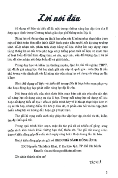 SỬ DỤNG SỐ LIỆU VÀ BIỂU ĐỒ TRONG ĐỊA LÍ - Dành cho các kì thi: Đánh giá năng lực và kiểm tra định kì, Thi vào lớp 10, Thi THPT Quốc gia (Dùng chung cho các bộ SGK hiện hành)